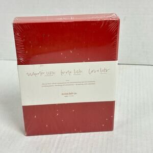 NEW Emma Kate Notebook Set in Box Wonder Lists To Do Lists Love Lists WHNWTLSET